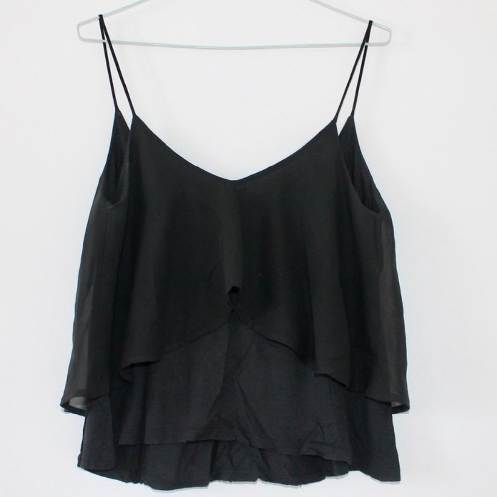 Flowy black tank top
